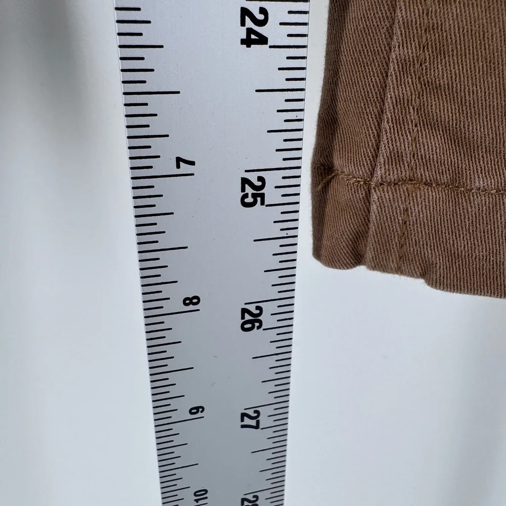 Zara Man Brown Comfort Easy Iron Stretch Chino Pants Mens 31‎